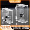 Caja de Seguridad con Candado de Contraseña de Acrílico Transparente de Plexiglás Cerradura de Llave Almacenamiento de Joyería Caja de Almacenamiento de Escritorio Personalización
