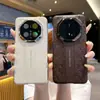 Funda de Teléfono Móvil Adecuada para Huawei Mate70Rs Estilo Chino Piel Patrón de Dragón Mate60Pro Tacto Piel Anti-Caída Cubierta Protectora