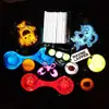Suministro de imán de clip redondo de PVC reflectante, colgante para bicicleta de 15 cm de largo, se puede hacer todo tipo de especificaciones, impresión de logo