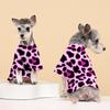 Comercio exterior nuevo ropa de dos patas con estampado de leopardo para perro ropa para mascotas pequeñas y medianas oso bomei koji oso teddy venta al por mayor