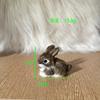 Adornos de Joyería Simulación Conejo Pascua Animal Manualidades Jardín Navidad Regalo Boutique Colgante