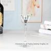 Castiçal de Vidro Europeu e Americano de Três Peças Metal Transparente Pé Alto Cera Enfeites de Mesa Decoração de Casamento em Casa Atacado Transfronteiriço