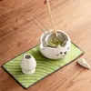 Conjunto de Caixa de Presente Fofa de Matcha Conjunto de Chá de Cerâmica Ferramentas Batedor de Chá Fabricante Atacadista Transfronteiriço Fornecimento TK Shopee Dropshipping