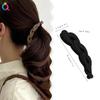 Qiyue pinza de plátano esmerilada para PC transfronteriza pinza vertical parte trasera de la cabeza torcida pinza para el cabello pinza para coleta accesorios para el cabello para niños al por mayor