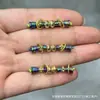Nuezas Cuentas Espaciadoras Universales para Ejes de Cobre con Estrella y Luna Coco Accesorios para Juguetes DIY DIY