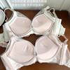 Bajo el árbol de cerezo ~ Encaje de estilo francés Ropa interior sexy para mujer Pecho pequeño con realce Muestra busto grande Sujetador superior con anti-caída Para busto