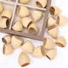 Material de chocalho de casca de fruta natural Componentes de acessórios para bonecas de casca de fruta semiacabadas feitas à mão DIY Matérias-primas para sinos de vento de cura