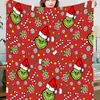 Manta suave, cálida y gruesa de franela para Navidad y Halloween, transfronteriza, como regalo para familiares y amigos.