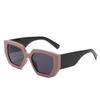 Gafas de Sol de Moda Europea y Americana de Pierna Ancha, Gafas de Sol Retro de Montura Cuadrada con Protección Solar para Hombres y Mujeres, Gafas de Sol Estilo Urbano, Transfronterizas