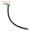 Inflador de Coche Boquilla Conector Manómetro de Presión de Aire Tubo Accesorios Pistola de Presión Tubo de Inflado de Neumáticos Cabezal de Inflado Tubo de Extensión para Pistola de Presión de Neumáticos