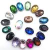 Ponto Atacado Vidro Oval Garra Broca D-Formato Garra de Orelha Cristal Broca Costurada à Mão DIY Acessórios de Cabelo Roupas Acessórios de Joalheria