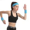 Muñequeras Deportivas, Transpirables y Absorbentes de Sudor para Fitness, Muñequeras Protectoras Anti-Esguince para Articulación de la Muñeca de Bádminton y Baloncesto, Muñequeras Antideslizantes