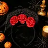 Comercio Exterior Transfronterizo se Especializa en Diademas de Cabeza de Araña Grandes, Diademas de Araña Peculiares de Ocho Patas para Halloween, Diademas para Fiestas y Mascaradas