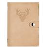 Em estoque A7 Binder Case Simples Criativo Caderno Portátil Portátil Livro de Bolso Livro de Selos de Viagem