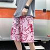 Shorts de Verano de Seda de Hielo para Hombre, Delgados, Holgados, de Pierna Ancha, para Playa, Juveniles, Modernos, Nuevo Estilo