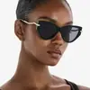 Gafas de Sol Kedun Ojo de Gato con Cadena 2025 Nueva Moda Estilo Europeo y Americano Gafas de Sol de Personalidad Gafas de Sol Versátiles de Moda para Mujer