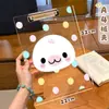 Prancheta Acrílica A4 Foca Fofa Espessa Transparente Clip para Documentos de Prova de Aluno Bloco de Notas A6