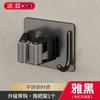 Soporte para trapeador doméstico, gancho para trapeador de baño, soporte para escoba de acero inoxidable montado en la pared, soporte con clip para trapeador sin perforaciones