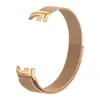 Adecuado para Xiaomi Mi Band 10/9/8 Conector de Metal Correa de Reloj Integrada Magnética Milanesa