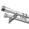 IKSUN Barra Romana de Aleación de Aluminio Engrosada Barra Única para Cortina Barra Doble Soportes Simples para Accesorios de Cortina Barra de Cortina