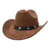 Amazon AliExpress Hombres y Mujeres Sombrero de Sol Sombrero de Playa Sombrero Vaquero Suave de Gamuza Sombrero Jazz Sombrero Grande Along Topper