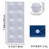 Suministros para boda pegatinas doradas mate cóncavo-convexas adhesivas de alta gama tridimensionales relieve emocionante pegatinas para sellar caja de dulces