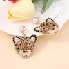 Europa y Estados Unidos moda transfronteriza popular personalidad simple diamantes completos dibujos animados europeos y americanos lindos gatitos pendientes pendientes de cena para dama