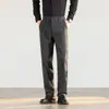 Nuevos Pantalones Casuales para Hombre Estilo Coreano Primavera y Otoño, Pantalones de Lana Rectos Sueltos, Versátiles para Otoño e Invierno, Estilo Ligeramente Maduro, Pantalones de Caída