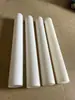 Diez tubos de plástico de nailon PE blancos para usar con una máquina cortadora de tubos de papel para cinta selladora
