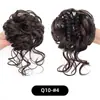 Pinza para el Cabello Estilo Europeo y Americano, Peluca Postiza para Mujeres, Moño con Flequillo Largo, Moño Natural Esponjoso, Venta al por Mayor