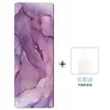 Tapete de Yoga 5mm 80cm Antiderrapante Camurça + Borracha À Prova de Som e Choque Tapete de Dança Fitness Alargado Antiderrapante Transfronteiriço