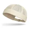 En stock Gorro de verano Gorro de piel Ajustable Hip-Hop para Hombre y Mujer Estilo Yuppie para el Hogar Gorro Simple de Malla Transpirable Gorro Tang