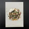 Pegatinas para cajas acrílicas planas en stock de diversas regiones del país, recuerdos de ciudades turísticas, regalos culturales y creativos, estilo personalizado, uso universal