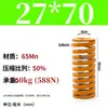 Padrão Japonês Resistente a Altas Temperaturas Mola de Molde Mola de Compressão Doméstica 65Mntf Fio Plano Compressão Retangular Alta Elasticidade Alta Resiliência