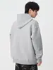 Roupas Masculinas Fengshe / Moletom com Capuz Pulôver Novo de Outono para Homens, Bordado, Corte Solto, Estilo Retro Japonês, Algodão Puro, Moletom para Casal