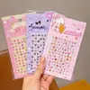 Parche de Uñas Impermeable para Niños Sanrio Kuromi con Relieve 5D Hello Kitty Pegatina Luminosa para Niña Personalización
