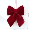 Adorno Colgante de Lazo Navideño de Amazon Decoración de Árbol de Navidad de Tela Diseño de Escena Navideña Lazo
