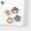 Contas de Animal Desenho Animado Fofo Acrílico Fosco Acessórios para Joias DIY Acessórios com Contas Pingente para Chaveiro Pacote de Materiais