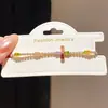 Pulseira Cruz de Zircônia Banhada a Ouro 18k Real 2026 Nova Exquisita Versátil Pulseira Leve Luxo Toque de Alto Padrão Joia de Mão