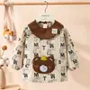 Overoles para Niños Bebés Niñas Delantales Ropa de Abrigo Otoño Invierno Niños Impermeables a las Manchas Baberos para Comer Protector de Ropa Ropa para Bebés