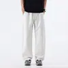 Pantalones casuales para hombre 2026 verano nuevo estilo sueltos finos rectos pantalones de chándal casuales algodón