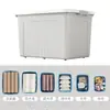 Caja de Almacenamiento Súper Grande de Gran Capacidad con Tapa Caja de Almacenamiento de Tamaño Grande Caja de Almacenamiento de Juguetes Caja Organizadora de Almacenamiento de Ropa para Armario
