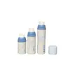 Botella de vacío morada de 30ml50ml75ml con bomba para loción, crema facial de PP, protector solar, materiales de empaque personalizados para cuidado de la piel