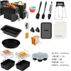 Rack para Air Fryer Reutilizável Acessórios de Forro Ninja Foodi Smart XL Fg551 Bandeja de Silicone