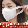 Versión coreana de la mascarilla facial pequeña desechable fina de verano no le oreja moda masculina explosiones empaque independiente mascarilla 3d tridimensional