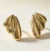Pendientes de la Serie Geométrica Minimalista de Moda Pendientes de Ala Natural Pendientes de Lujo Ligero Adornos para Orejas Fábrica de Moda Venta Directa