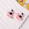 Accesorios de resina de dibujos animados para hacer uno mismo, con polvo negro, para jugar con gatos, crema de gel, horquilla hecha a mano, funda para teléfono móvil, hebilla para zapatos, accesorios