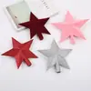 Fornecimento direto da fábrica Decorações de Natal Estrela de cinco pontas Estrela do Topo da Árvore Decoração Estrela Acessórios de Natal Estrela pendente pingente atacado