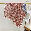 Pañuelo de Cuello Verde Menta Estilo Mambo Retro, Pañuelo Cuadrado con Ambiente de Principios de Primavera, Modelo Nuevo 2026, Accesorio de Bufanda de Alta Gama