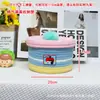 Cubo de la Fortuna para Sala de Estar, Cuenco del Tesoro, Cesta de Almacenamiento de Ropa para Dormitorio Tejida con Cuerda de Algodón, Cesta Redonda para Almacenamiento de Juguetes, Almacenamiento Decorativo